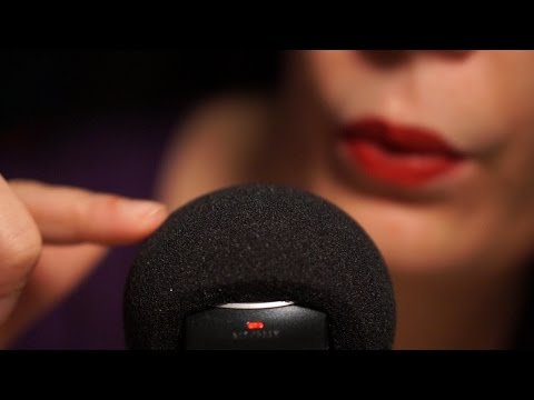 ASMR. Mic Touching, Tongue Clicking, Scratching & Blowing