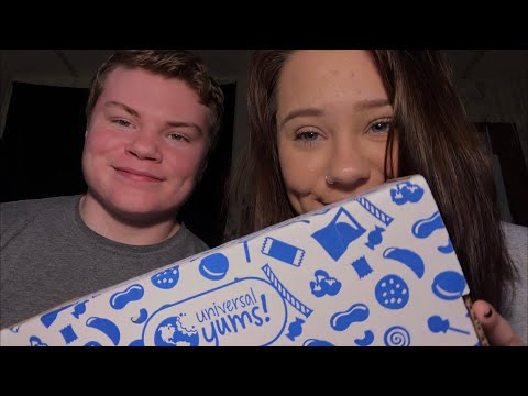 ASMR | TRYING SNACKS FROM FRANCE WITH MY BOYFRIEND