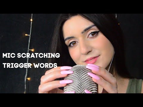 ASMR Trigger Words | Mic Scratching ♡