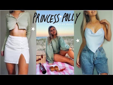 ASMR Princess Polly Try-On Haul 🦋 Soft Whispered Relaxing