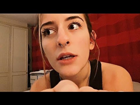 ASMR Chaotic Cranial Nerve Exam and Cute lil Massage :D
