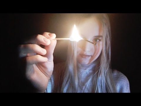 ASMR Matches Lighting and Striking & Matches Box Shaking & Fire Visual Trigger (ENG, Soft Spoken)