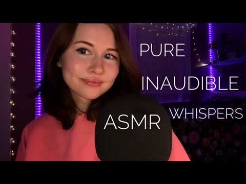 ASMR~1HR Inaudible/Unintelligible Whispering✨(for sleep, work, study etc.)