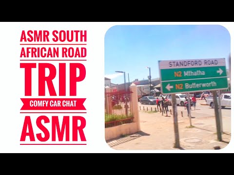 Car Ride ASMR: South African Road Trip (Comfy Car Ride ASMR) *ASMR Tingly Whisper Ramble* 🚌😴