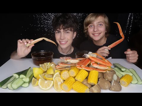ASMR- Seafood Boil ft. My Brother 🦀