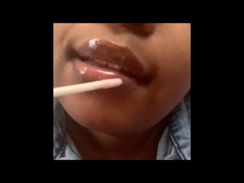 ASMR // LIPGLOSS SWATCHES ( TRY ON )