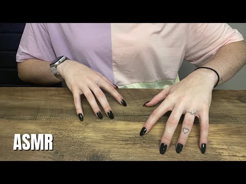 ASMR | pure table tapping, fast and aggressive tapping on wood | ASMRbyJ