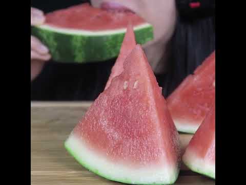 Watermelon ASMR Mukbang (eating sounds) No Talking