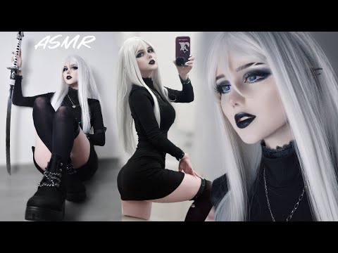 ASMR | Scratching Dress 🖤 Gothic Elf Girl Cosplay