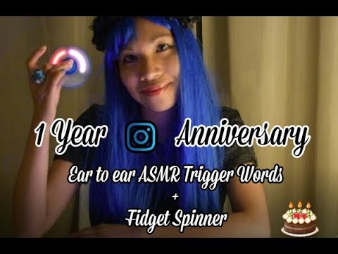 ASMR WHISPERS: Palabras Cosquillosas Binaurales (ES/EN) 🌠🚁 | + Fidget Spinner - Request