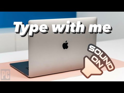 ASMR TYPING SOUNDS + TAPPING {NO TALKING } #oddlysatisfying