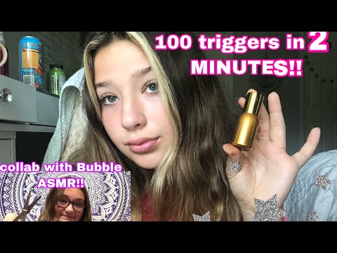 ASMR// 100 Triggers in 2 Minutes!!