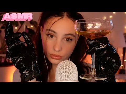 ASMR tingly Glove Sounds + Oil 🧤 almost NO TALKING