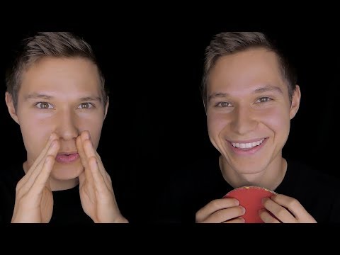 ASMR Twin Inaudible Whispers & Tapping