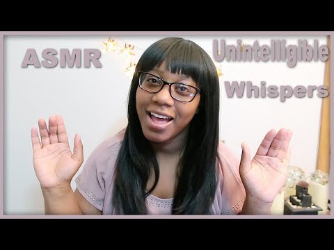 ASMR- Unintelligible Whispers with Hand Gestures ( Story Time)