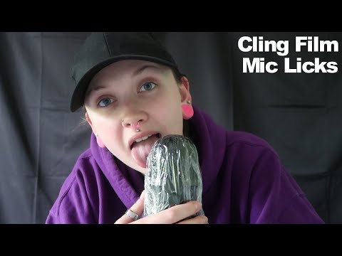 ASMR Cling Film Mic Licks [Crinkle Sounds]