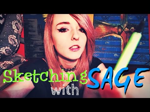 ASMR Sketching with Sage! Drawing a Portrait of YOU!