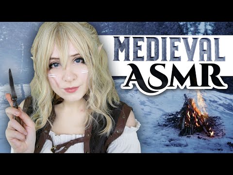 ASMR Roleplay - Medieval Huntress Saves YOU! ~ Winter Forest - ASMR Neko