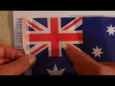 ASMR - Citizenship Test - Australian Accent - Reading the Questions & Answers in a Quiet Whisper