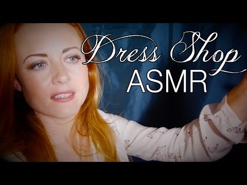 Relaxing Dress Shop | ASMR Role Play | Fabric Sounds, Soft Speaking & Whispering