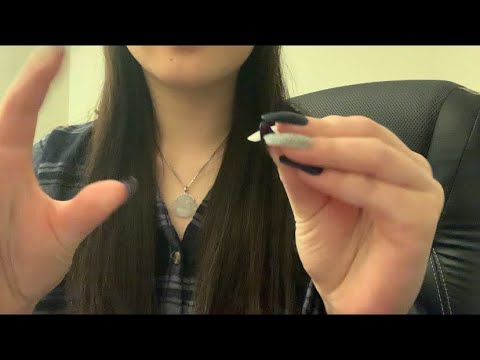 ASMR✨ snapping, nail clicking, hand sounds, energy pulling, skin scratching, ...