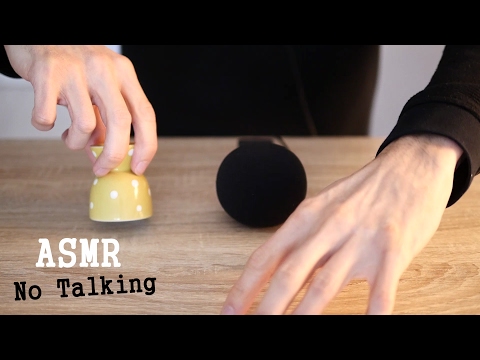 No Talking ASMR - Experimenting with sounds only, tapping, scratching, rubbing, hands movement