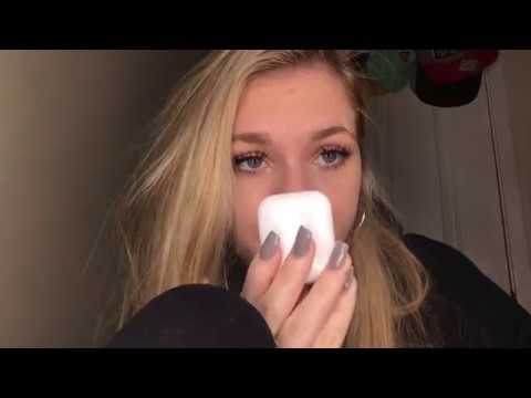 ASMR- close up- BINAURAL- gently tapping/ cleaning Apple products/ inaudible whisper