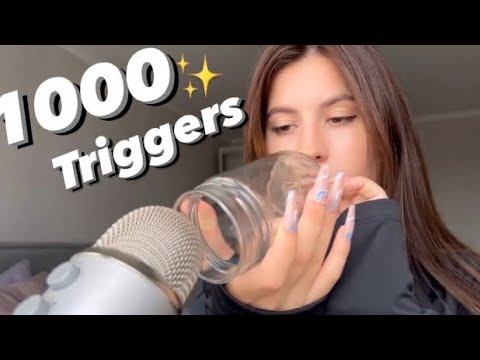 Asmr 1000 Triggers in 10 Minutes 💤
