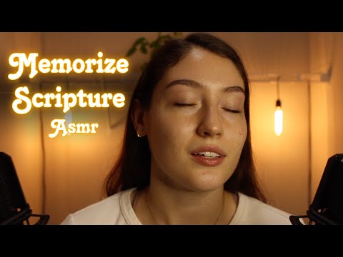 Christian ASMR ✨ Soft Spoken ~ Memorize Scripture With Me ~ (John 1:1-14)