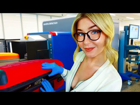 ASMR The Most INAPPROPRIATE Airport Security Checkup Roleplay ✈️🚨 (ft. glove & tapping sounds!)