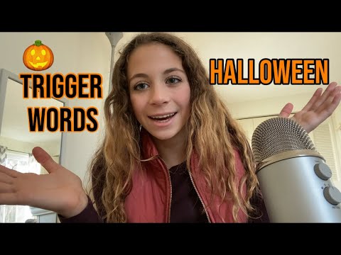 ASMR Halloween Trigger words! 🎃 👻