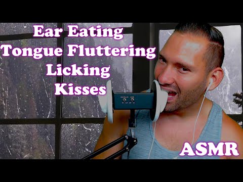 ASMR - Ear Eating, Tongue Fluttering, Licking, And Kisses