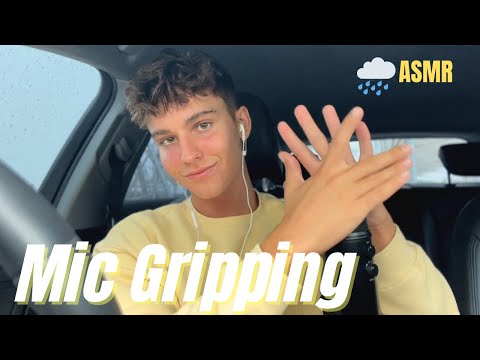 ASMR | Mic Gripping, Mic Rubbing + Mic Tapping (rainy weather)