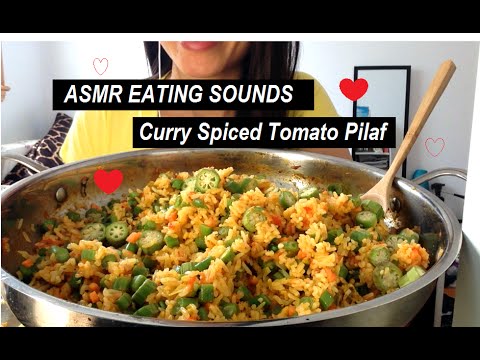 ASMR : Curry Spiced Tomato Pilaf (Tawa Pulao Inspired)