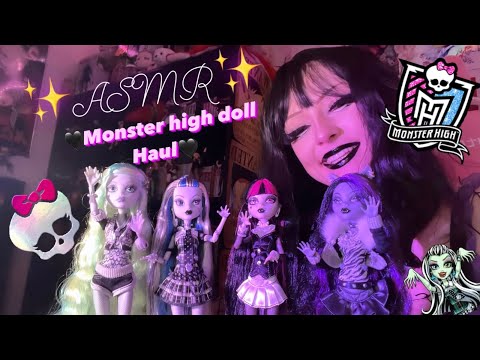 ASMR// showing you my Monster High Reel Drama dolls 🖤🎞✨