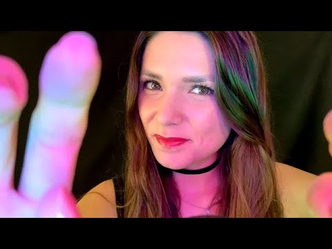 ASMR ONLY Face Tapping, Touching + "Click" Mouth Sounds (Personal Attention Up Close)