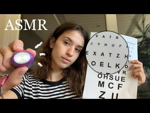 ASMR FR|| RP ophtalmologue (déclencheurs visuels, lumière etc ) 💤