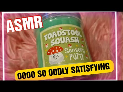 Oooo So oddly satisfying ... ASMR Toadstool Squash Sensory Putty #asmr