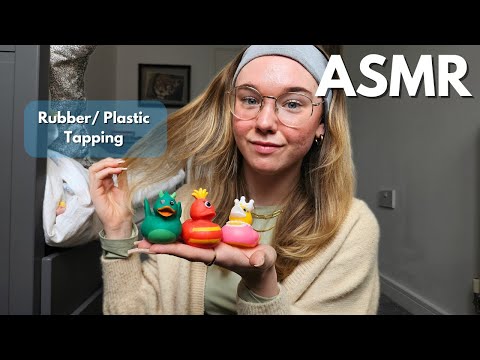 ASMR Tapping & Scratching Rubber Ducks (fast & aggressive)
