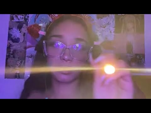 ASMR | Livestream Leftovers 👓 Eye Exam (light triggers, tapping, face touching, personal attention)