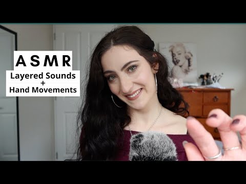 ASMR Layered Sounds + Hand Movements (NO TALKING)