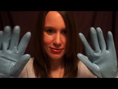 ASMR Sticky Rubber Gloves Part Two