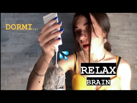 [ASMR] Ti RILASSO il cervello con suoni CREMOSI ||  Tingly brain melting