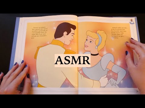 ASMR Cinderella - Whispered Storytelling (Soft Whispering, Mouth Sounds, Page Turning) Dansk ASMR 🇩🇰