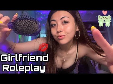 ASMR girlfriend roleplay - pampering you 🧖🥒😴 (very tingly!)
