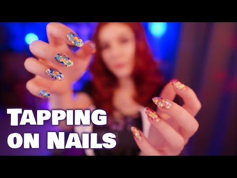 ASMR Nail Sounds, Tapping on Nails 💎 No Talking