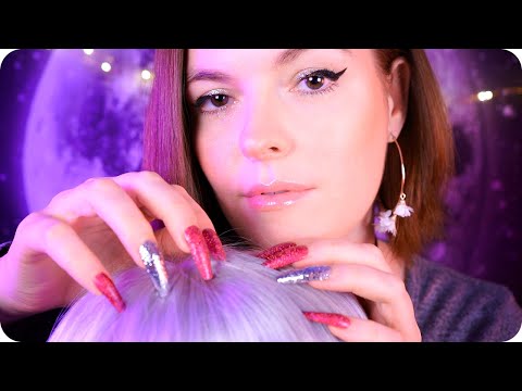 ASMR ~Brain Melting~ Scalp Massage with Positive Affirmations (Whispers, Scratching, Binaural)