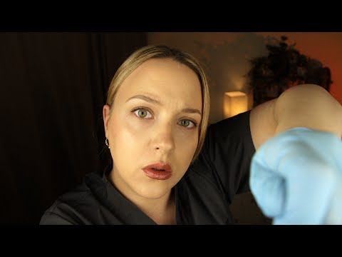 ASMR Skin Cracking & Pulling with Chiropractic Body Assessment Roleplay