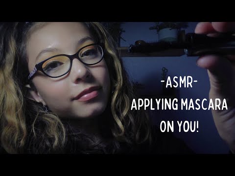 ASMR - Applying Mascara On You - Whispers and Trigger Words