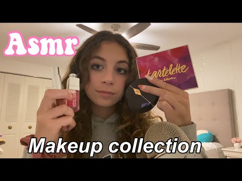ASMR makeup collection| makeup triggers
